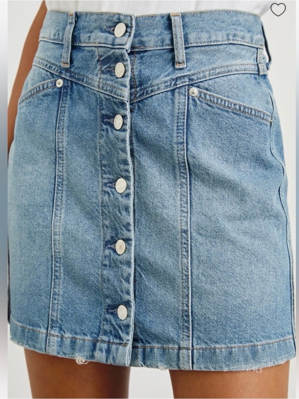 RAILS Canyon Mini Skirt Old Indigo Size US 29